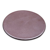 Chocolate Brown Leather Coaster, Round